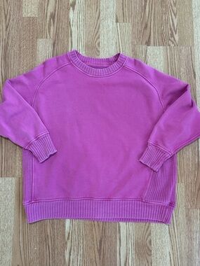 Aerie pink crewneck